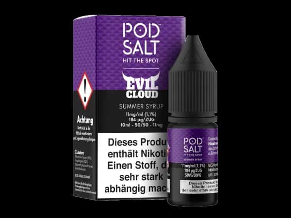 Pod Salt Fusion - Summer Syrup - Nikotinsalz Liquid (Packung: 1er Packung / Stärke: 11 mg/ml) (1095,00 EUR / liter)
