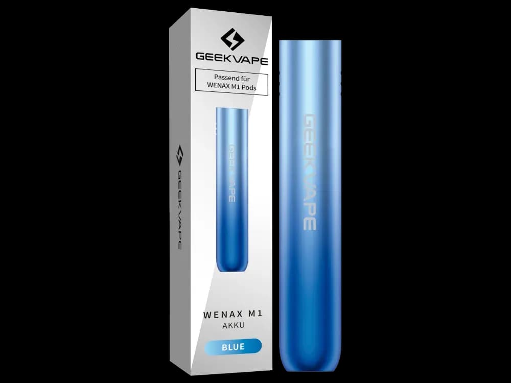 GeekVape - Wenax M1 Akku 800 mAh (Packung: 1er Packung / Farbe: blau)