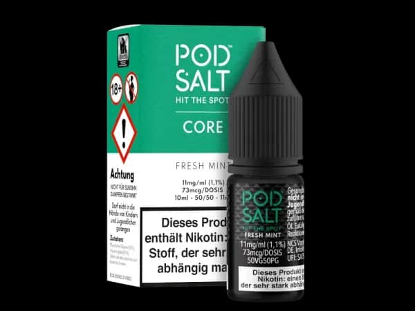 Pod Salt Core - Fresh Mint - Nikotinsalz Liquid (Packung: 1er Packung / Stärke: 20 mg/ml) (995,00 EUR / liter)