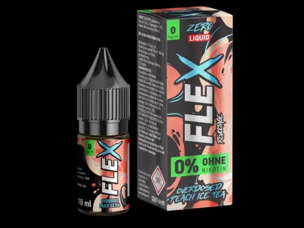 Revoltage - FLEX Nikotinsalz Liquid - Peach Ice Tea (Packung: 1er Packung / Stärke: 10 mg/ml / Geschmack: Peach Ice Tea) (995,00 EUR / liter)