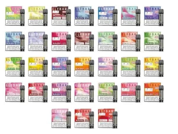 Elfbar Elfa Pod 20mg/ml (2 Stück) - Blue Razz Lemonade (Packung: 1er Packung / Stärke: 20 mg/ml / Geschmack: Apple Peach) (2987,50 EUR / liter)