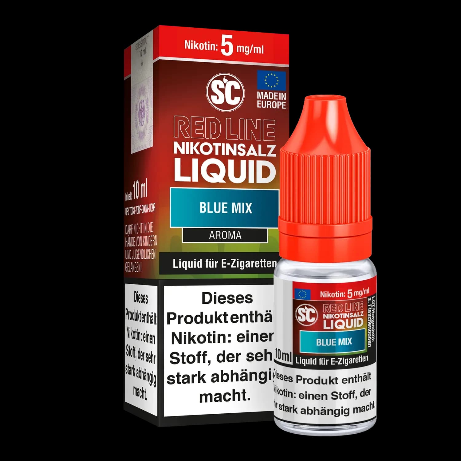 SC - Red Line - Blue Mix - Nikotinsalz Liquid (Packung: 1er Packung / Stärke: 5 mg/ml) (795,00 EUR / liter)