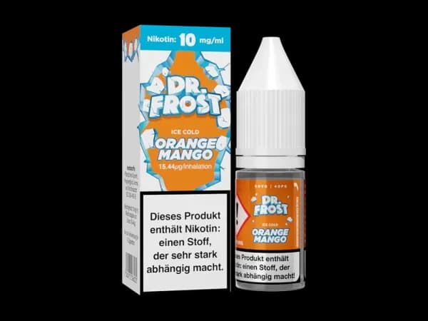 Dr. Frost - Ice Cold - Nikotinsalz Liquid - Orange Mango (Packung: 1er Packung / Stärke: 10 mg/ml / Geschmack: Orange Mango) (895,00 EUR / liter)