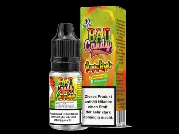 Bad Candy Liquids - Angry Apple - Nikotinsalz Liquid (Packung: 1er Packung / Stärke: 10 mg/ml) (895,00 EUR / liter)