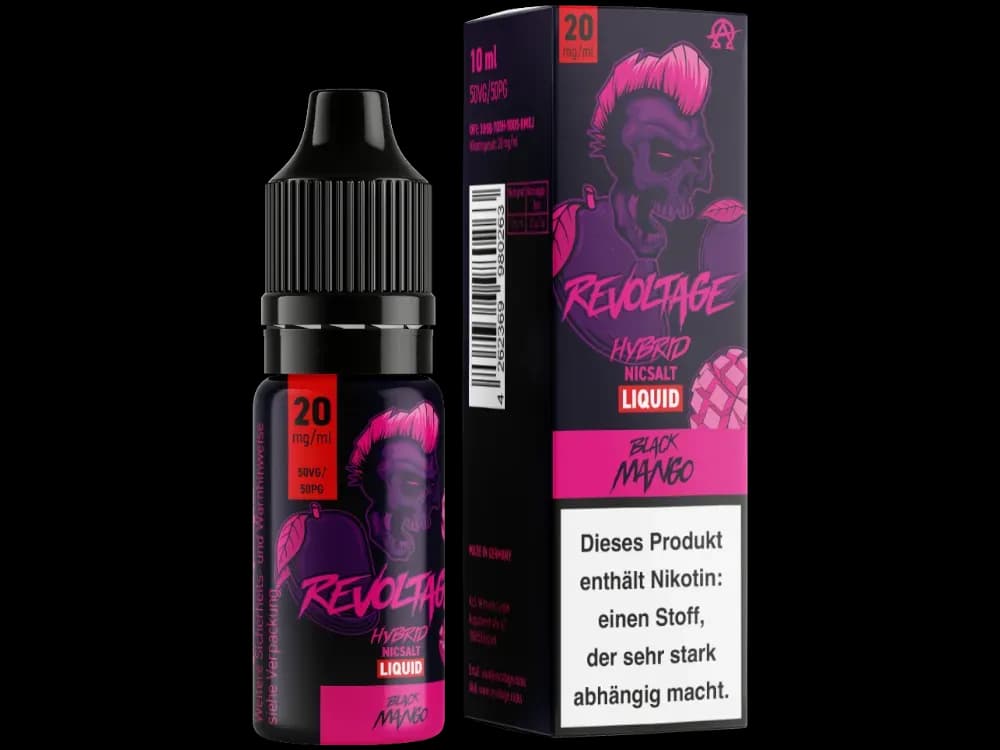 Revoltage - Tobacco Gold - Hybrid Nikotinsalz Liquid - Black Mango (Packung: 1er Packung / Stärke: 20 mg/ml / Geschmack: Black Mango) (995,00 EUR /...