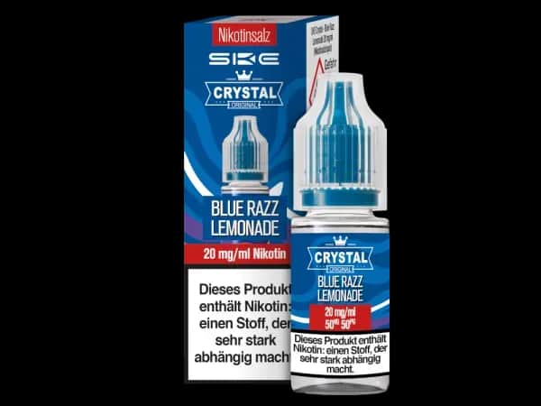 SKE - Crystal - Nikotinsalz Liquid - Blue Razz Lemonade (Packung: 1er Packung / Stärke: 10 mg/ml / Geschmack: Blue Razz Lemonade) (895,00 EUR / liter)