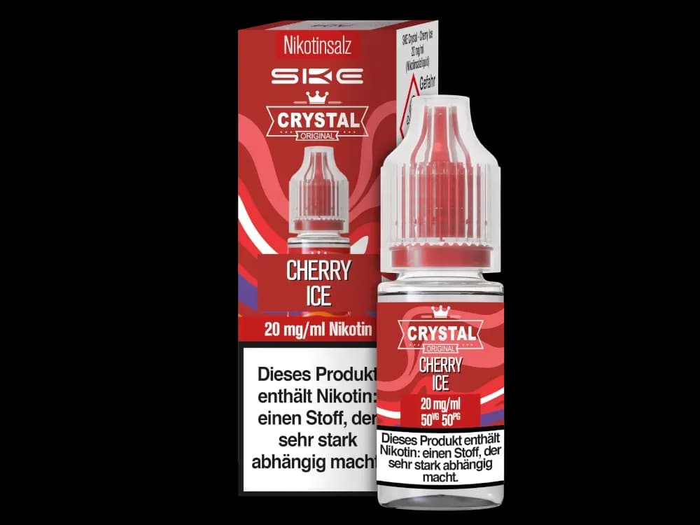 SKE - Crystal - Nikotinsalz Liquid - Cherry Ice (Packung: 1er Packung / Stärke: 20 mg/ml / Geschmack: Cherry Ice) (895,00 EUR / liter)