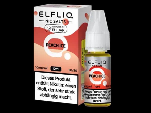 ELFLIQ - Peach Ice - Nikotinsalz Liquid (Packung: 1er Packung / Stärke: 10 mg/ml) (995,00 EUR / liter)