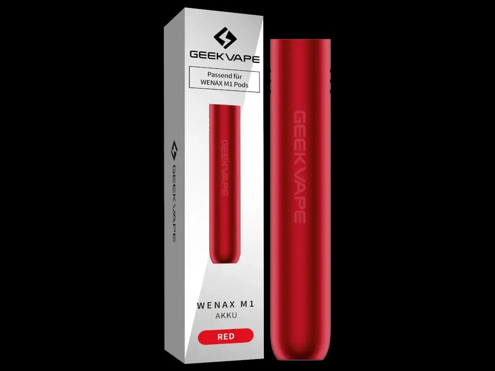 GeekVape - Wenax M1 Akku 800 mAh (Packung: 1er Packung / Farbe: rot)