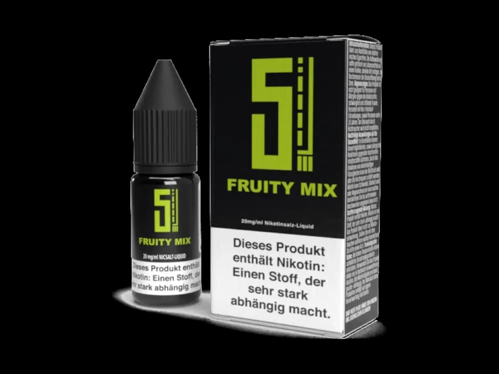 5EL - Fruity Mix - Nikotinsalz Liquid (Packung: 1er Packung / Stärke: 20 mg/ml) (895,00 EUR / liter)