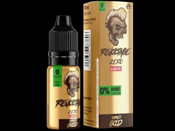 Revoltage - Tobacco Gold - Hybrid Nikotinsalz Liquid - Tobacco Gold (Packung: 1er Packung / Stärke: 0 mg/ml) (895,00 EUR / liter)