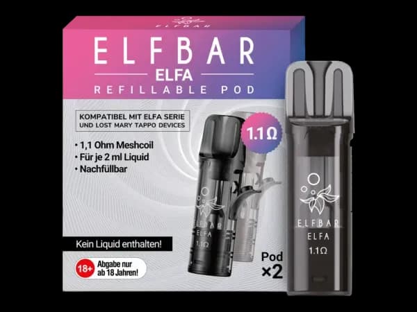 Elfbar - Elfa Leer-Pod (2 Stück pro Packung) (Packung: 1er Packung)