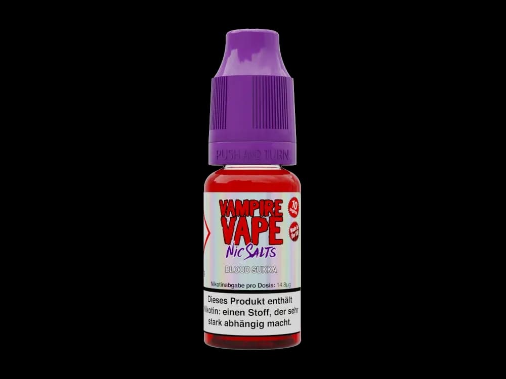 Vampire Vape - Blood Sukka - Nikotinsalz Liquid (Packung: 1er Packung / Stärke: 10 mg/ml) (895,00 EUR / liter)