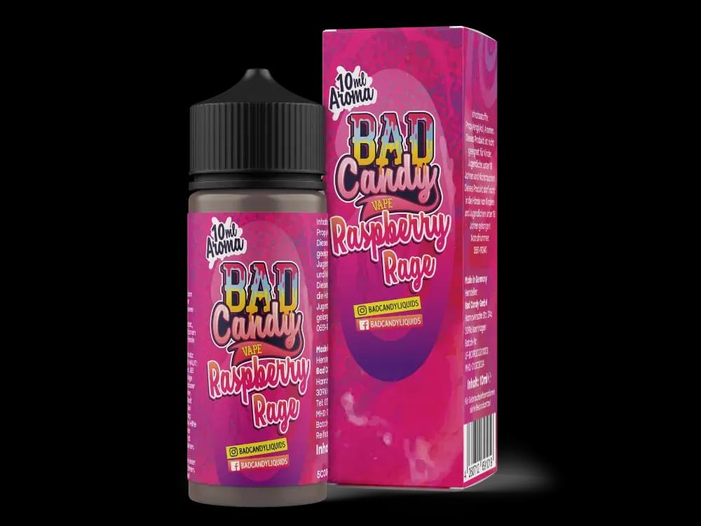Bad Candy Liquids - Aroma Raspberry Rage 10ml (Packung: 1er Packung) (1495,00 EUR / liter)