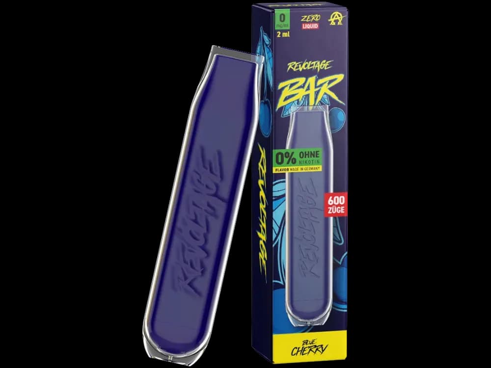 Revoltage Bar Einweg E-Zigarette - Aqua Berries (Packung: 1er Packung / Stärke: 0 mg/ml / Geschmack: Blue Cherry) (4475,00 EUR / liter)