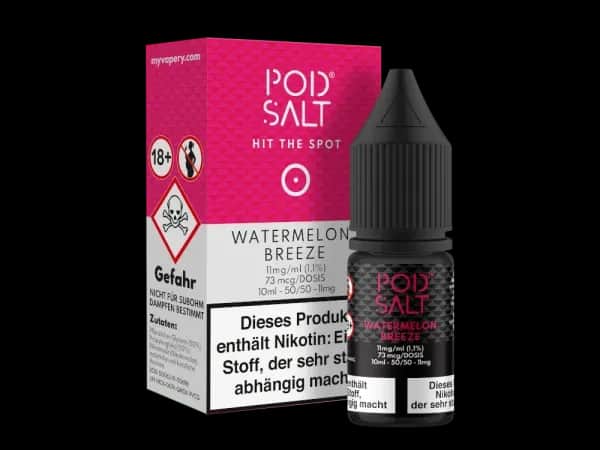 Pod Salt - Watermelon Breeze - Nikotinsalz Liquid (Packung: 1er Packung / Stärke: 20 mg/ml) (995,00 EUR / liter)