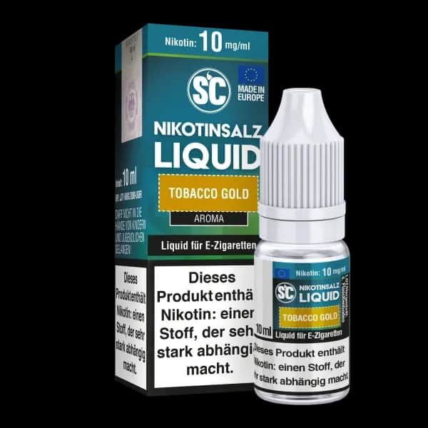 SC - Tobacco Gold - Nikotinsalz Liquid (Packung: 1er Packung / Stärke: 10 mg/ml) (795,00 EUR / liter)