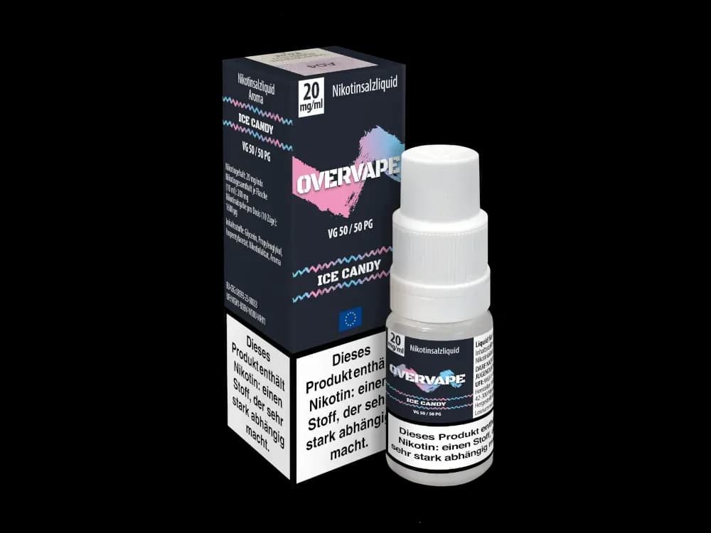 Overvape - Nikotinsalz Liquid - Ice Candy (Packung: 1er Packung / Stärke: 20 mg/ml / Geschmack: Ice Candy) (695,00 EUR / liter)