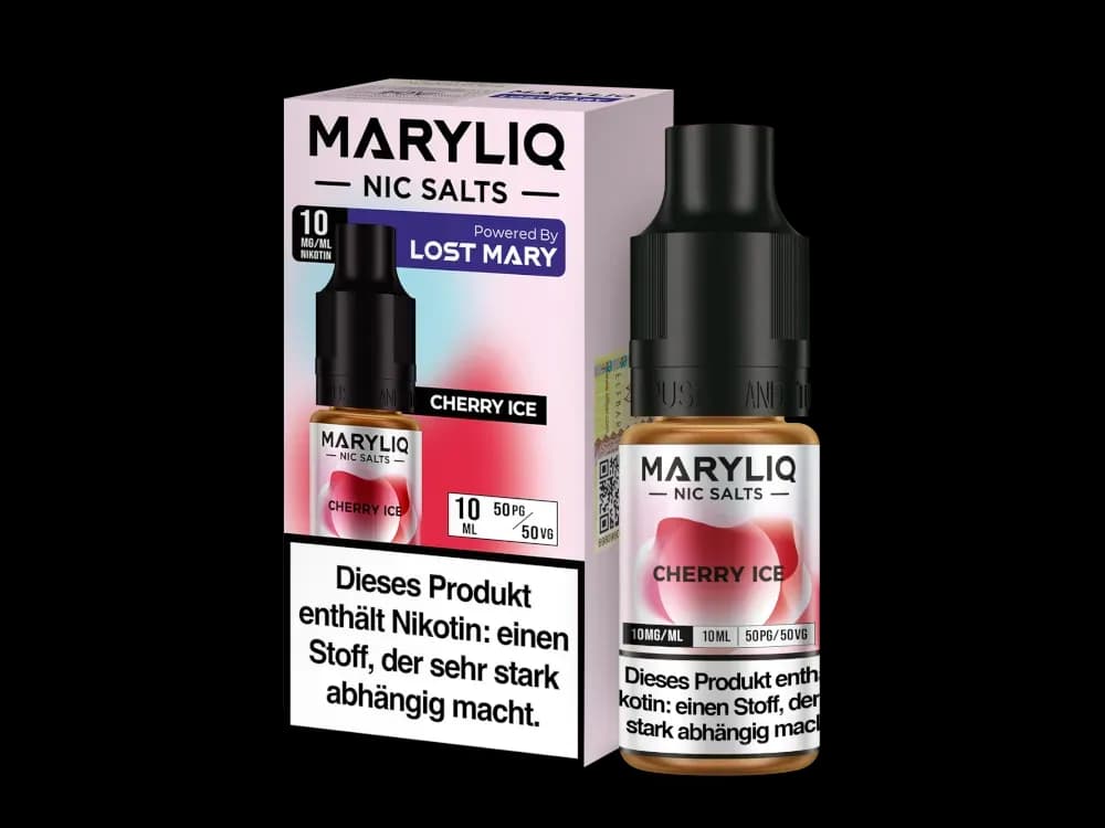MARYLIQ - Nikotinsalz Liquid - Cherry Ice (Packung: 1er Packung / Stärke: 10 mg/ml / Geschmack: Cherry Ice) (995,00 EUR / liter)