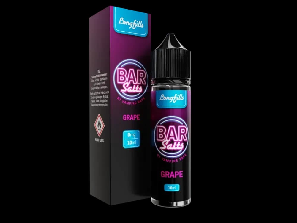 Vampire Vape - Bar Salts - Longfills 10 ml - Grape (Packung: 1er Packung / Geschmack: Grape) (1295,00 EUR / liter)