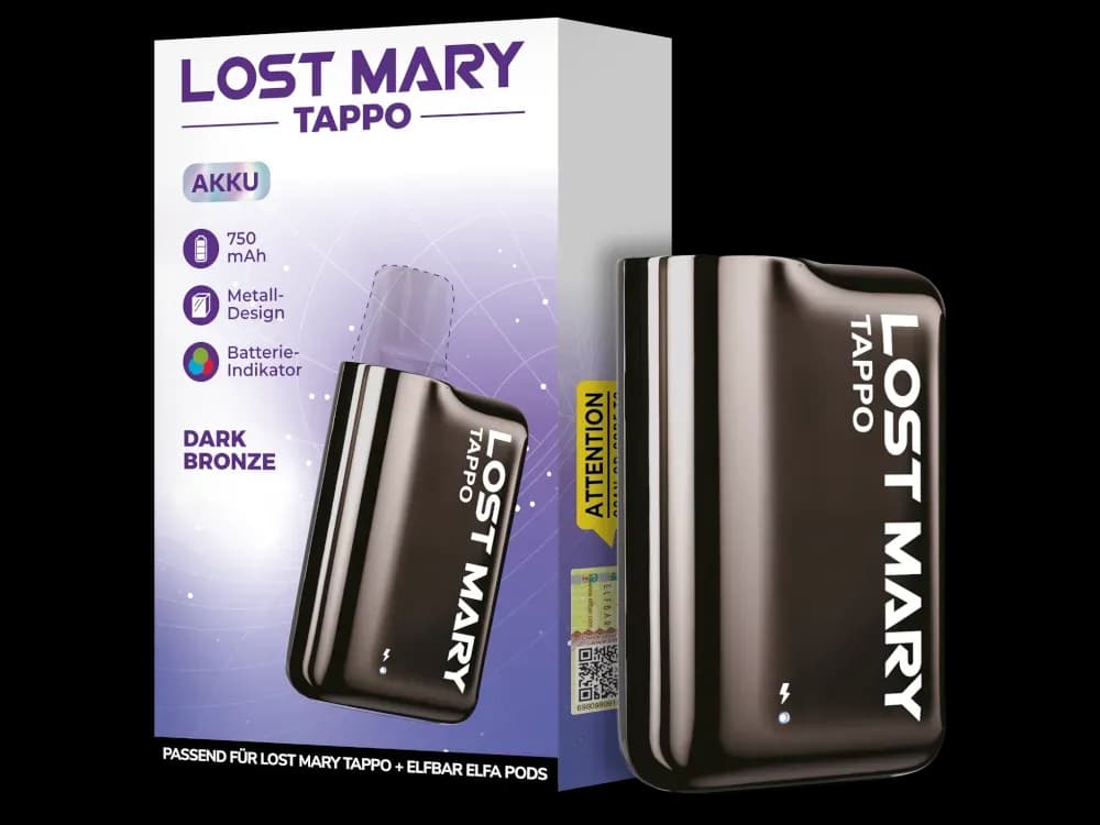 Lost Mary - Tappo Akku 750 mAh (Packung: 1er Packung / Farbe: bronze)