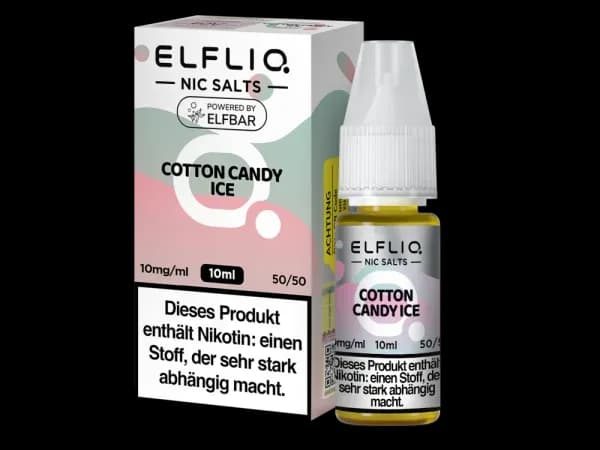 ELFLIQ - Cotton Candy Ice - Nikotinsalz Liquid (Packung: 1er Packung / Stärke: 20 mg/ml) (995,00 EUR / liter)
