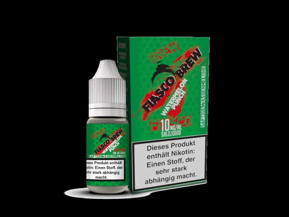 Fiasco Brew - Watermelon Punch - Hybrid Nikotinsalz Liquid (Packung: 1er Packung / Stärke: 10 mg/ml) (795,00 EUR / liter)