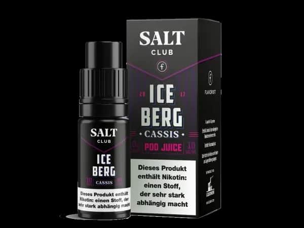 Salt Club - Flavorist Iceberg - Nikotinsalz Liquid - Cassis (Packung: 1er Packung / Stärke: 20 mg/ml / Geschmack: Cassis) (895,00 EUR / liter)