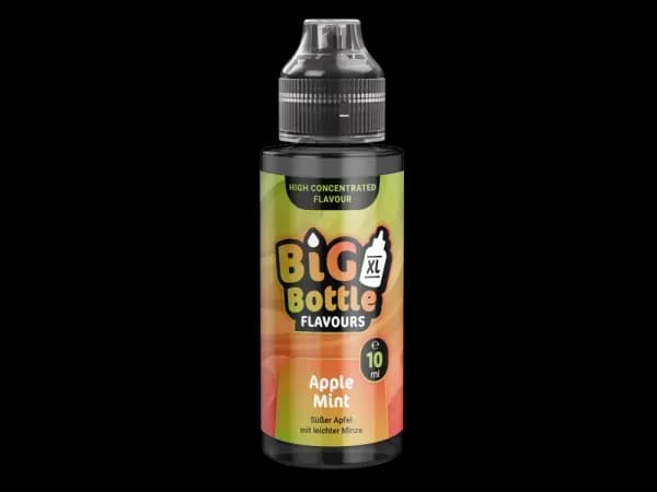 Big Bottle - Longfills 10 ml - Apple Mint (Packung: 1er Packung / Geschmack: Apple Mint) (1195,00 EUR / liter)