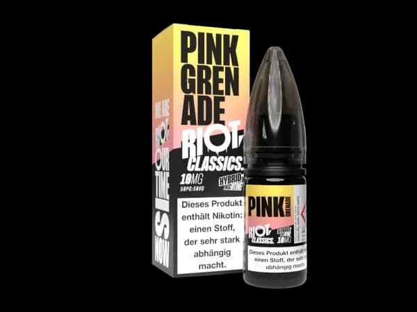 Riot Squad - Classics - Hybrid Nikotinsalz Liquid - Pink Grenade (Packung: 1er Packung / Stärke: 10 mg/ml / Geschmack: Pink Grenade) (895,00 EUR /...