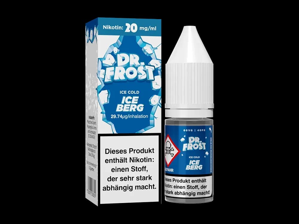 Dr. Frost - Ice Cold - Nikotinsalz Liquid - Iceberg (Packung: 1er Packung / Stärke: 20 mg/ml / Geschmack: Iceberg) (895,00 EUR / liter)