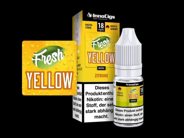 Fresh Yellow Zitrone Aroma - Liquid für E-Zigaretten (Packung: 1er Packung / Stärke: 3 mg/ml) (895,00 EUR / liter)