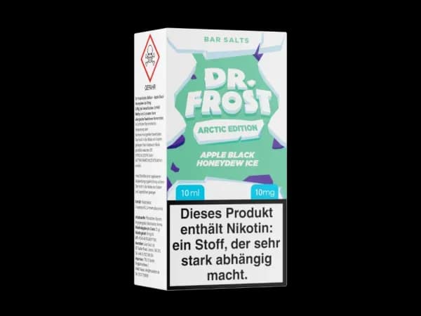 Dr. Frost - Arctic Edition - Nikotinsalz Liquid - Apple Black Honeydew Ice (Packung: 1er Packung / Stärke: 20 mg/ml / Geschmack: Apple Black...