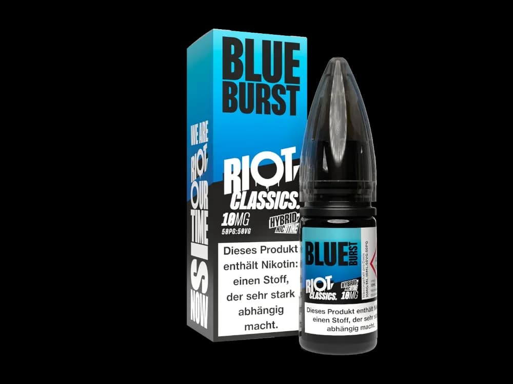 Riot Squad - Classics - Hybrid Nikotinsalz Liquid - Blue Burst (Packung: 1er Packung / Stärke: 10 mg/ml / Geschmack: Blue Burst) (895,00 EUR / liter)