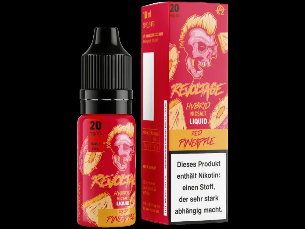 Revoltage - Tobacco Gold - Hybrid Nikotinsalz Liquid - Red Pineapple (Packung: 1er Packung / Stärke: 20 mg/ml / Geschmack: Red Pineapple) (995,00...
