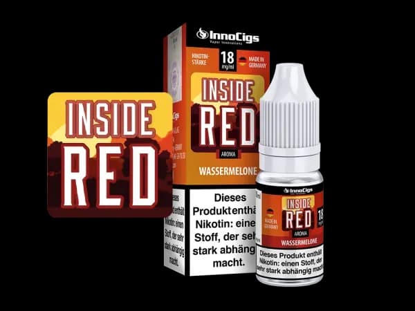Inside Red Wassermelonen Aroma - Liquid für E-Zigaretten (Packung: 1er Packung / Stärke: 3 mg/ml) (895,00 EUR / liter)