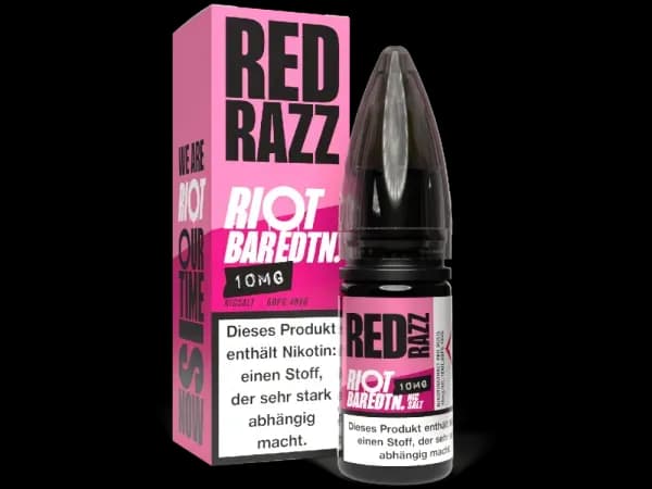 Riot Squad - BAR EDTN. - Nikotinsalz Liquid - Red Razz (Packung: 1er Packung / Stärke: 10 mg/ml / Geschmack: Red Razz) (895,00 EUR / liter)