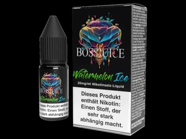 Boss Juice - Watermelon Ice - Nikotinsalz Liquid 20 mg/ml (Packung: 1er Packung / Stärke: 20 mg/ml) (795,00 EUR / liter)