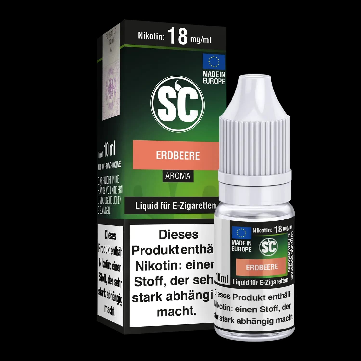 Erdbeere E-Zigaretten Liquid (Packung: 1er Packung / Stärke: 0 mg/ml) (695,00 EUR / liter)