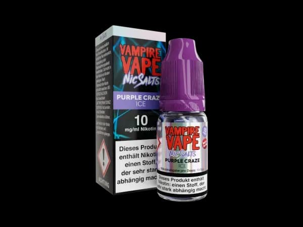 Vampire Vape - Purple Craze Ice - Nikotinsalz Liquid (Packung: 1er Packung / Stärke: 10 mg/ml) (895,00 EUR / liter)