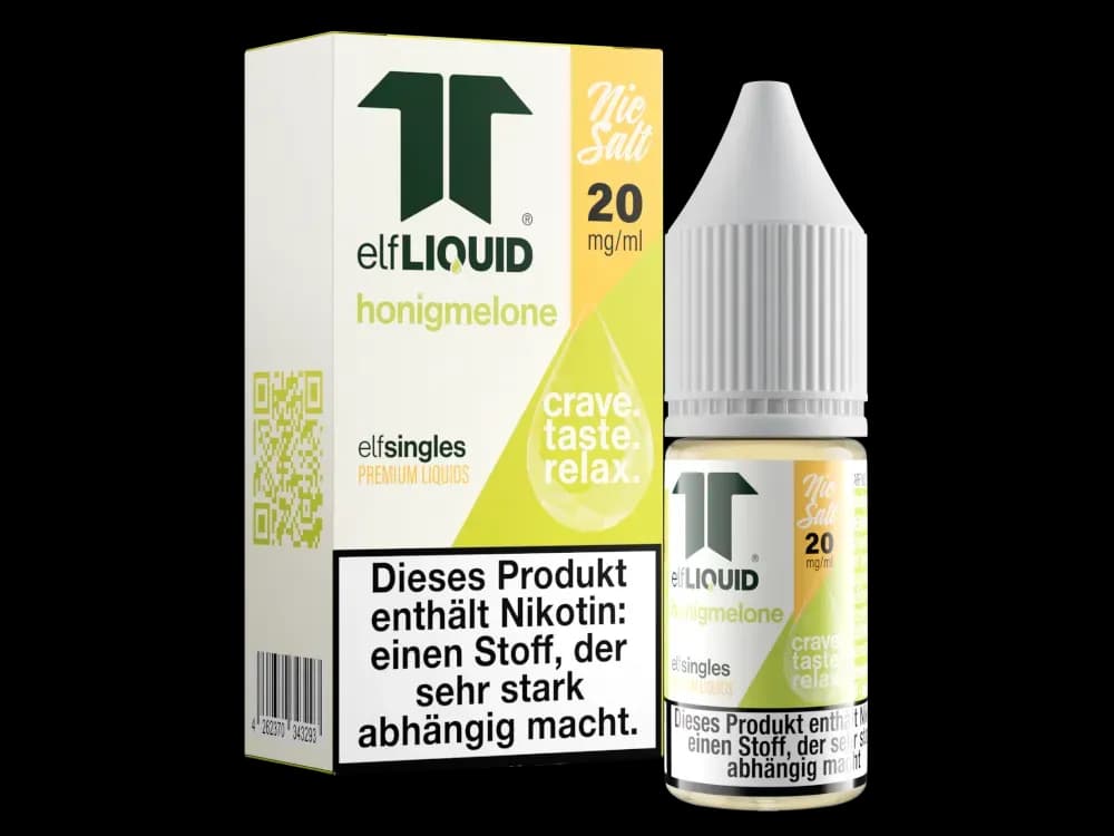 Elf-Liquid - Single - Nikotinsalz Liquid - Honigmelone (Packung: 1er Packung / Stärke: 20 mg/ml / Geschmack: Honigmelone) (895,00 EUR / liter)