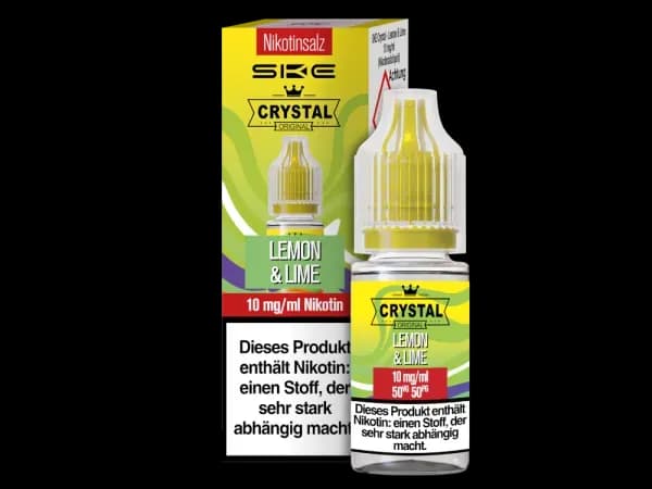 SKE - Crystal - Nikotinsalz Liquid - Lemon & Lime (Packung: 1er Packung / Stärke: 10 mg/ml / Geschmack: Lemon & Lime) (895,00 EUR / liter)