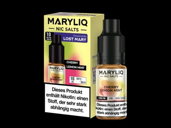 MARYLIQ - Nikotinsalz Liquid - Cherry Lemon Mint (Packung: 1er Packung / Stärke: 20 mg/ml / Geschmack: Cherry Lemon Mint) (995,00 EUR / liter)
