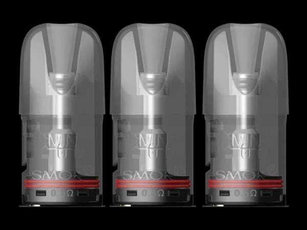 Smok - Solus Meshed Pod (3 Stück pro Packung) (Packung: 1er Packung / Widerstand: 1,0 Ohm / Model: 2 ml / Farbe: transparent)