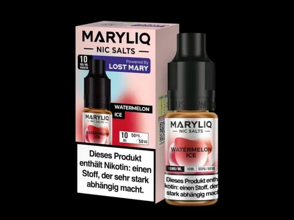 MARYLIQ - Nikotinsalz Liquid - Watermelon Ice (Packung: 1er Packung / Stärke: 20 mg/ml / Geschmack: Watermelon Ice) (995,00 EUR / liter)