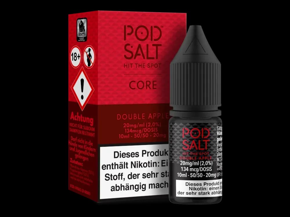 Pod Salt Core - Double Apple - Nikotinsalz Liquid (Packung: 1er Packung / Stärke: 20 mg/ml) (995,00 EUR / liter)