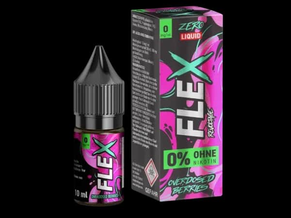 Revoltage - FLEX Nikotinsalz Liquid - Berries (Packung: 1er Packung / Stärke: 0 mg/ml / Geschmack: Berries) (895,00 EUR / liter)