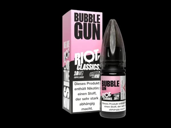 Riot Squad - Classics - Hybrid Nikotinsalz Liquid - Bubblegun (Packung: 1er Packung / Stärke: 10 mg/ml / Geschmack: Bubblegun) (895,00 EUR / liter)