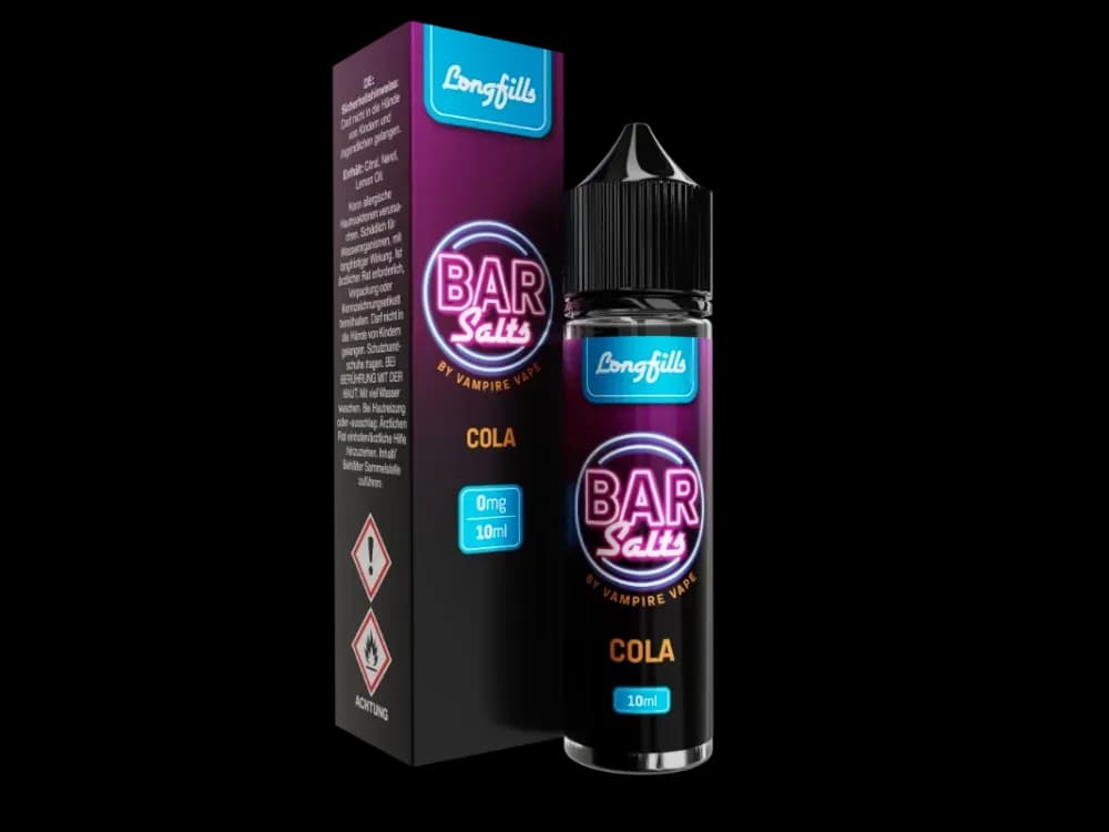 Vampire Vape - Bar Salts - Longfills 10 ml - Cola (Packung: 1er Packung / Geschmack: Cola) (1295,00 EUR / liter)