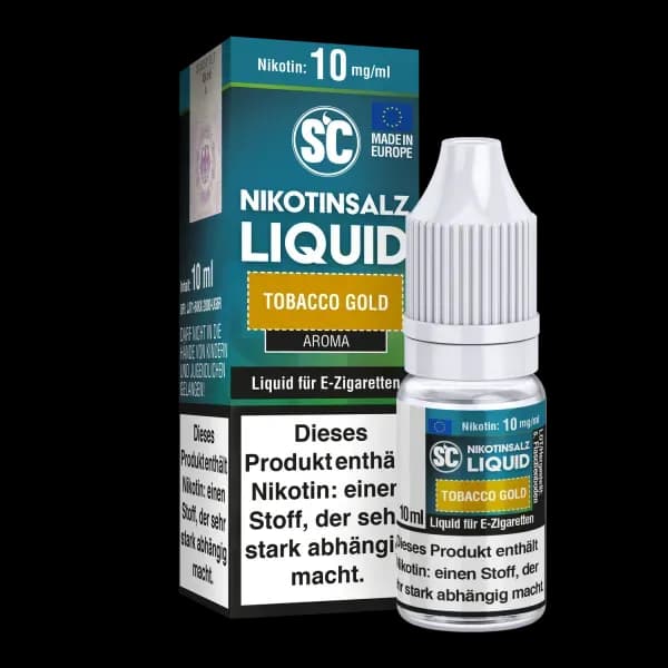 SC - Tobacco Gold - Nikotinsalz Liquid (Packung: 1er Packung / Stärke: 20 mg/ml) (795,00 EUR / liter)